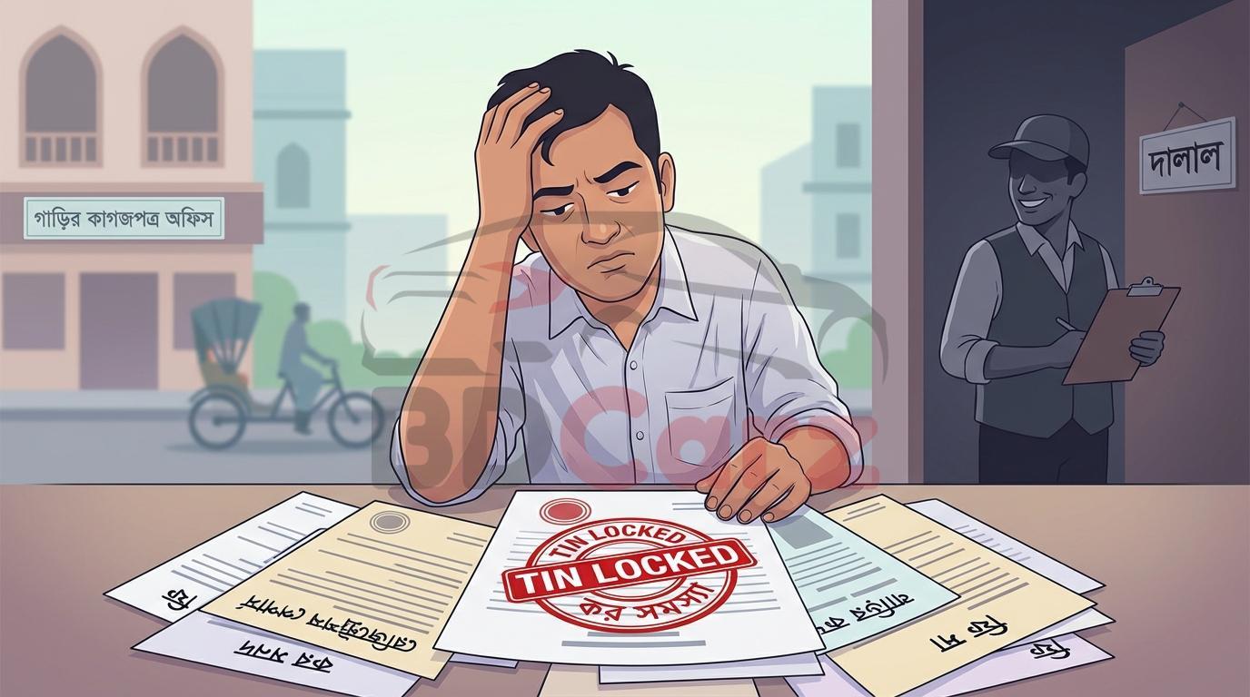 ব্যবহৃত গাড়ি কেনার পর কাগজপত্র জটিলতা: BRTA TIN লক ও দালালদের প্রতারণা