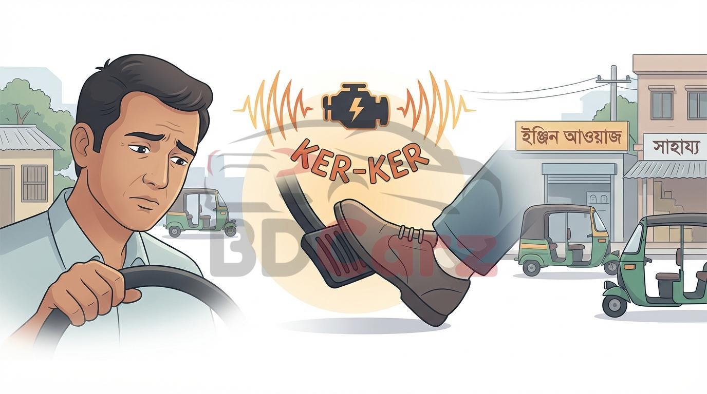 অ্যাকসেলেটর চাপ দিলে ‘কেরকের’ সাউন্ডের সমস্যা ও সমাধান