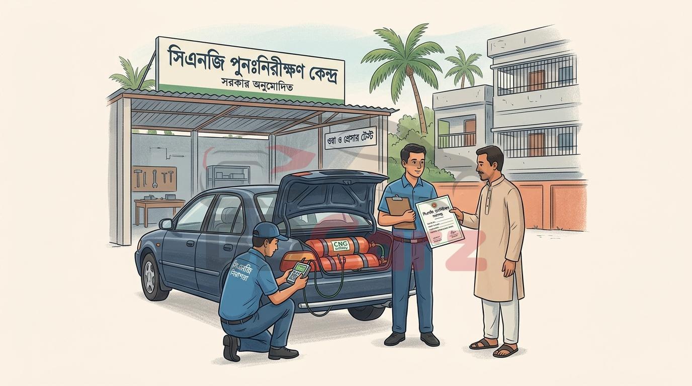 বাংলাদেশে গাড়ির সিএনজি সিলিন্ডার রিটেস্টিং: প্রয়োজনীয়তা ও সেরা সেন্টার