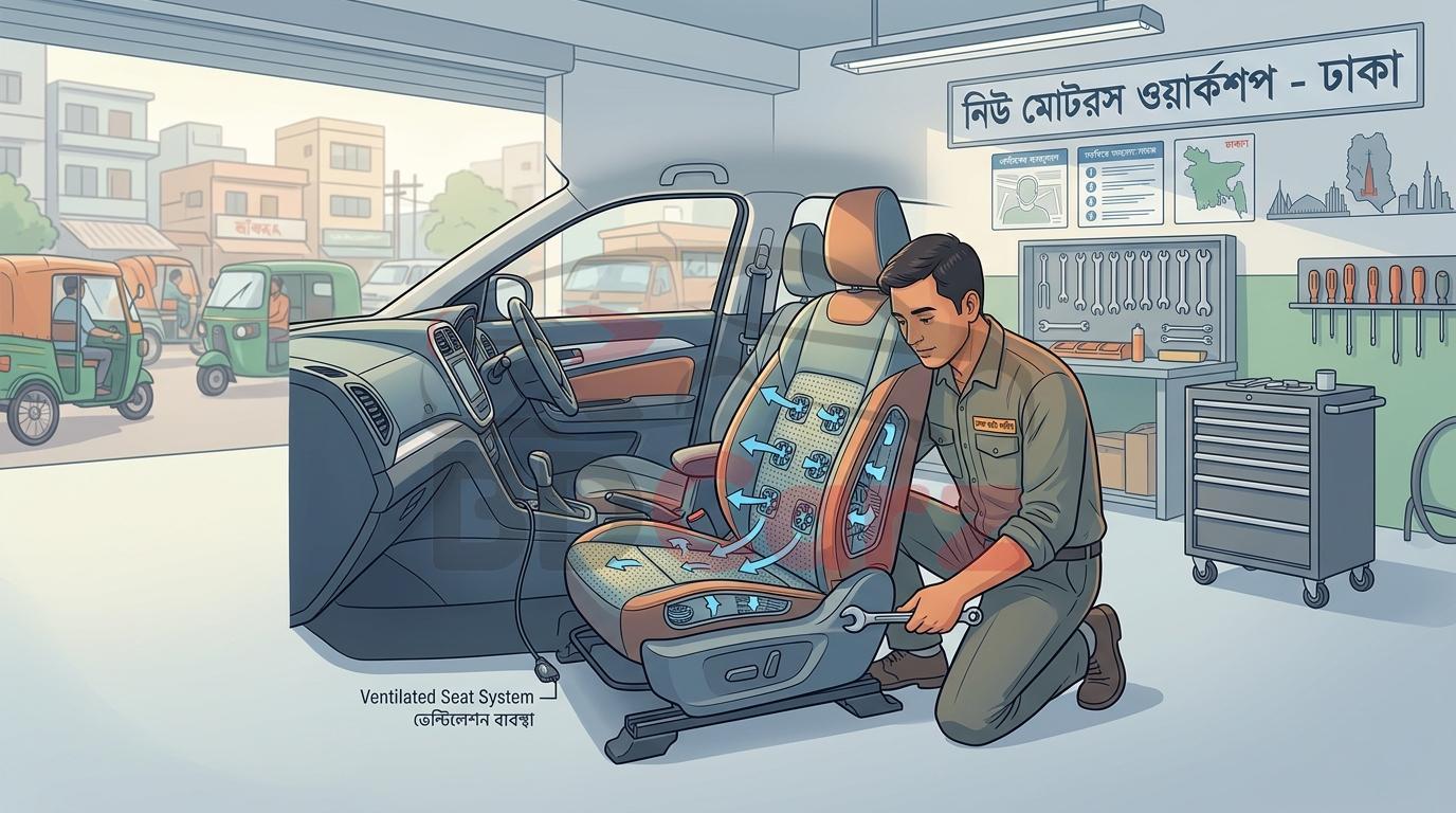ঢাকায় গাড়িতে ভেন্টিলেটেড সিট ইন্সটলেশন: কীভাবে ও কোথায় পাওয়া যাবে?