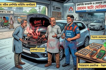 বাংলাদেশে এলপিজি কিট লিক এবং গাড়ির সেলফ সমস্যা: নির্ভরযোগ্য মেকানিক ও সার্ভিস গাইড