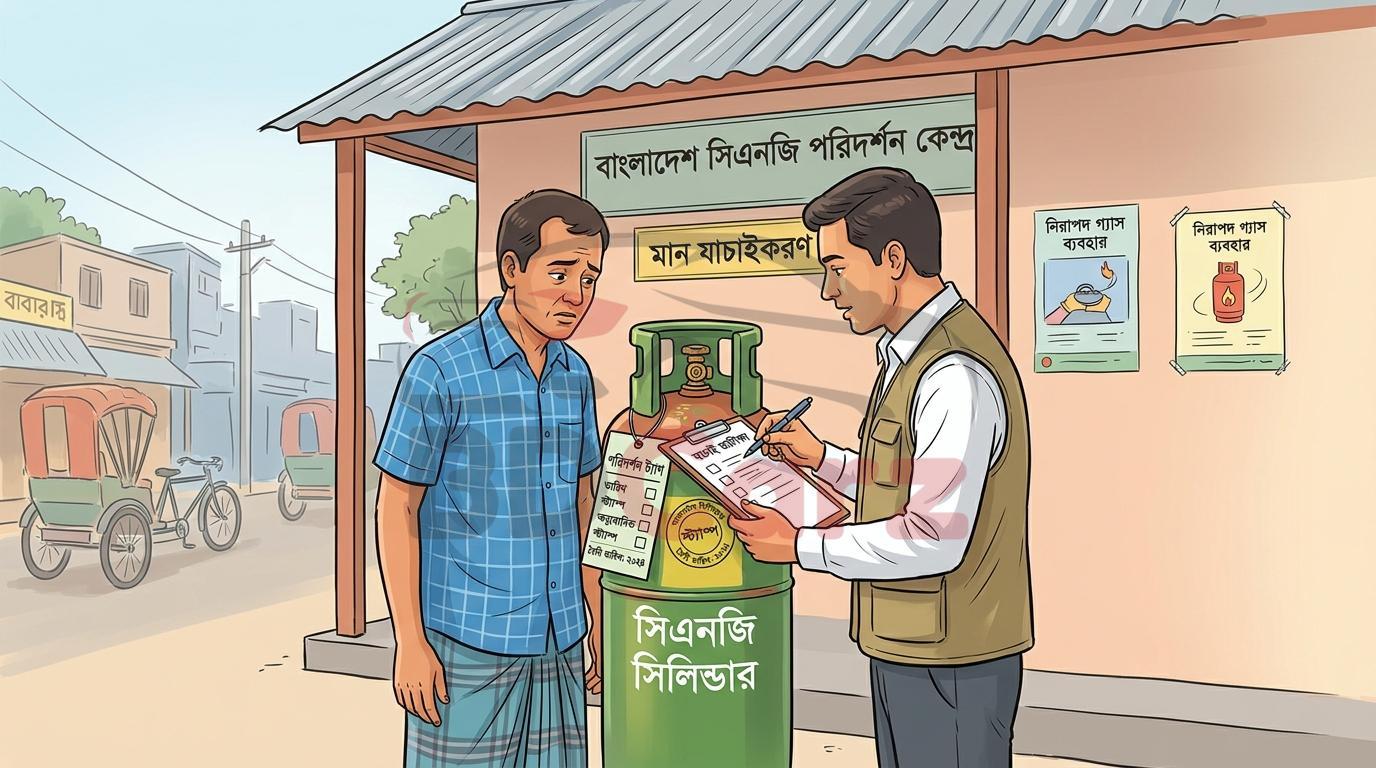 বাংলাদেশে সিএনজি সিলিন্ডারের কিনতে সতর্কতা ও যাচাই প্রক্রিয়া