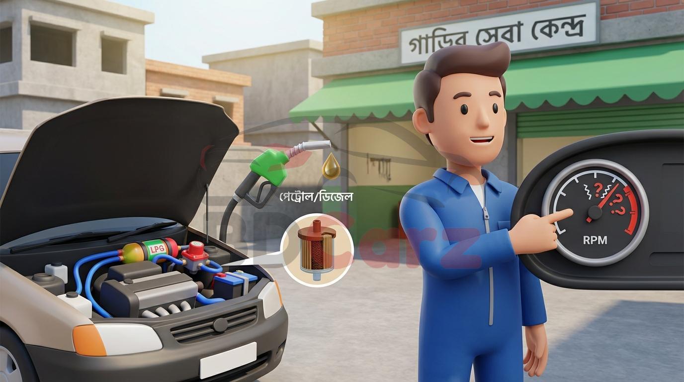 এলপিজি চালিত গাড়ির সাধারণ সমস্যা ও সমাধান: আরপিএম, ঝাঁকুনি ও ফুয়েল কোয়ালিটি